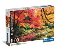 Clementoni Jigsaw Puzzle Collection - Autumn Park 1500 Pieces - Poster Included, Puzzle For Adults 14-99 Years, Gift For Men/Women, Landscape, Made In Italy, 31710