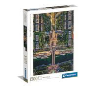 Clementoni Jigsaw Puzzle Collection - Flying Over Paris 1500 Pieces - Puzzle For Adults 14-99 Years, Gift For Men/Women, City, Paris, France, Made In Italy, 31708