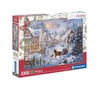 Clementoni Jigsaw Puzzle Collection - Getting Ready For Christmas 1000 Pieces - Puzzle For Adults 14-99 Years, Gift For Men/Women, Made In Italy, 81504