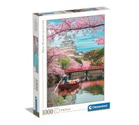 Clementoni Jigsaw Puzzle Collection - Himeji Castle In Spring 1000 Pieces - Puzzle For Adults 14-99 Years, Gift For Men/Women, Landscape, Japan, Made In Italy, 39819