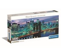Clementoni Jigsaw Puzzle Collection - New York 1000 Pieces - Poster Included, Puzzle For Adults 14-99 Years, Gift For Men/Women, City, America, New York, Made In Italy, 39867