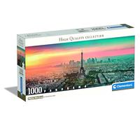 Clementoni Jigsaw Puzzle Collection - Paris 1000 Pieces - Poster Included, Puzzle For Adults 14-99 Years, Gift For Men/Women, City, France, Paris, Made In Italy, 39868