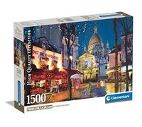 Clementoni Jigsaw Puzzle Collection - Paris Montmartre 1500 Pieces - Poster Included, Puzzle For Adults 14-99 Years, Gift For Men/Women, City, Paris, France, Made In Italy, 31709
