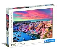 Clementoni Jigsaw Puzzle Collection - Picturesque Procida Island 1500 Pieces - Compact Box, Puzzle For Adults 14-99 Years, Gift For Men/Women, Made In Italy, 31723