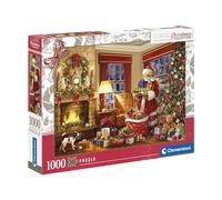 Clementoni Jigsaw Puzzle Collection - Santa's Visit 1000 Pieces - Puzzle For Adults 14-99 Years, Gift For Men/Women, Made In Italy, 81497