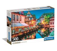 Clementoni Jigsaw Puzzle Collection - Strasbourg Old Town 500 Pieces - Poster Included, Puzzle For Adults 14-99 Years, Gift For Men/Women, Town, Landscape, France, Made In Italy, 35544