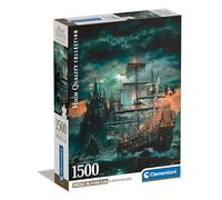 Clementoni Jigsaw Puzzle Collection - The Pirates Ship 1500 Pieces - Poster Included, Puzzle For Adults 14-99 Years, Gift For Men/Women, Illustration, Made In Italy, 31719