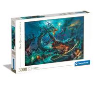 Clementoni Jigsaw Puzzle Collection - The Underwater Battle 3000 Pieces - Puz...