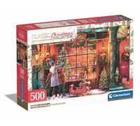 Clementoni Jigsaw Puzzle Cube Old Toy Shop 500 Pieces - Compact Box - Puzzle For Adults 14-99 Years, Gift For Men/Women, Made In Italy, 35567