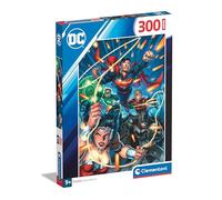 Clementoni Jigsaw Puzzle Dc Comics 300 Pieces - Supercolor Puzzle for Children Age 9+, Cartoon, Gift for Boys/Girls, Puzzle for Kids, Made In Italy, 21725