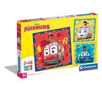 Clementoni Jigsaw Puzzle Disney Firebuds 3 Puzzle With 48 Pieces - Supercolor Puzzle For Children 5-7 Years, Cartoon, Gift For Boy/Girls, Puzzle For Kids, Made In Italy, 25311