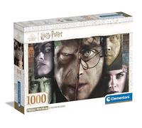 Clementoni Jigsaw Puzzle Harry Potter 1000 Pieces - Poster Included, Puzzle For Adults 14-99 Years, Gift For Men/Women, Hogwarts, Made In Italy, 39855