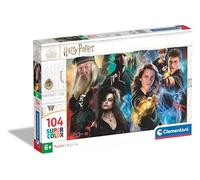 Clementoni Jigsaw Puzzle Harry Potter 104 Pieces - Supercolor Puzzle For Children 6-8 Years, Cartoon, Hogwarts, Gift For Boy/Girls, Puzzle For Kids, Made In Italy, 25759