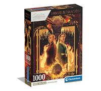 Clementoni Jigsaw Puzzle House Of The Dragon 1000 Pieces - Compact Box, Poster Included, Puzzle For Adults 14-99 Years, Gift For Men/Women, Made In Italy, 39903