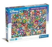 Clementoni Jigsaw Puzzle Impossible Disney Classic 1000 Pieces - Puzzle For Adults 14-99 Years, Gift For Men/Women, Disney, Hard Jigsaw, Difficult Puzzle, Made In Italy, 39830