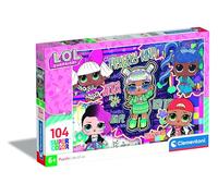 Clementoni Jigsaw Puzzle LOL 104 Pieces - Supercolor Puzzle For Children 6-8 Years, Cartoon, Gift For Boy/Girls, Puzzle For Kids, Made In Italy, 25785