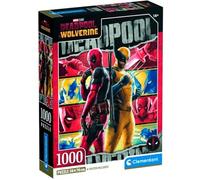 Clementoni Jigsaw Puzzle, Marvel Deadpool. Puzzle for Adults 14-99 Years, Compact box, 37050, Made in Italy