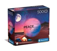 Clementoni Jigsaw Puzzle Peace Puzzle 500 Pieces Starry Night Dream - Puzzle For Adults 14-99 Years, Gift For Men/Women, Landscape, Made In Italy, 35527