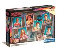 Clementoni Jigsaw Puzzle Stranger Things 1000 Pieces - Poster Included, Puzzle For Adults 14-99 Years, Gift For Men/Women, Netflix Series, Underground, Made In Italy, 39860