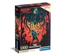 Clementoni Jigsaw Puzzle Stranger Things 1000 Pieces - Poster Included, Puzzle For Adults 14-99 Years, Gift For Men/Women, Netflix Series, Underground, Made In Italy, 39861