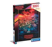 Clementoni Jigsaw Puzzle Stranger Things 300 Pieces - Supercolor Puzzle For Children 9-11 Years, Cartoon, Gift For Boy/Girls, Netflix, Underground, Puzzle For Kids, Made In Italy, 21730