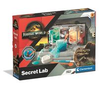 Clementoni Jurassic World Secret Lab - Glow-in-the-Dark Dinosaur Science and Experiment Kit for Kids 7+