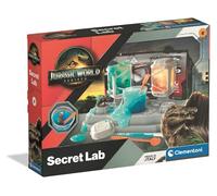 Clementoni Jurassic World Secret Genetics Laboratory - Construction Kit for Dinosaur Lab with Luminous Dinosaurs - Educational Toy for Children from 7 Years - 18220