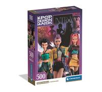 Clementoni - K-Pop Demon Hunters - 500 Piece Puzzle - Children's Puzzle - Rumi, Mira, and Zoey - From 8 years - Netflix