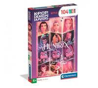 Demon Hunters K-Pop Puzzle 104 Pieces - 38 x 27 cm - Children from 6 Years - Bright Colours - Logic Development and Observation