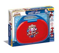 Clementoni Kid Marvel Spidey And His Amazing Friends Educational Electronic Talking Game, Computer, Laptop 3 Years, Technology for Children, Portable, Italian Colour, 16454