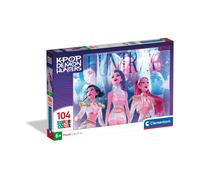 Clementoni KPOP Demon Hunters Puzzle 104 Pieces for Kids Age 6+, Made in Italy, Screen Free Play That Builds Focus, Problem Solving and Patience, Fun