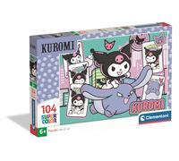 Clementoni Kuromi 104 Piece Puzzle for Kids Age 6+, Made in Italy, Screen Free Play That Builds Focus, Problem Solving and Patience, Fun Gift for Creative Learning