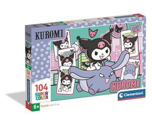 Clementoni Kuromi 104 Piece Puzzle for Kids Age 6+, Made in Italy, Screen Free Play That Builds Focus, Problem Solving and Patience, Fun Gift for Creative Learning
