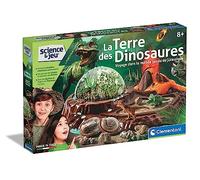 Clementoni | Land of Dinosaurs for Kids 8+ | Jurassic Terrarium Set | Scientific and Creative Activity | Dinosaur Figurines | Educational Game to Experience