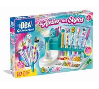 Clementoni - L'atelier des pens - Set of Creation of Personalized pens - Creative Leisure - Express Your Personality - Game for Children from 7 Years Old - Workshop, in English