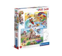 Clementoni Lets Sport Puzzle Of 2 x 20 Pieces - 28 x 24.4 x 3.9 CM
