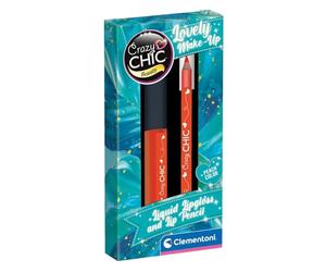 Clementoni lip gloss toy set - trendy makeup for children