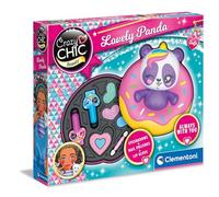 Clementoni Make-Up - Crazy Chic - Lovely Makeup Panda - Children Make Up Sets, Cosmetics For Teenager, Make Up For Girls Age 6, Creative Gift For Girls, Washable, 18821