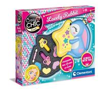 Clementoni Make-Up - Crazy Chic - Lovely Makeup Rabbit - Children Make Up Sets, Cosmetics For Teenager, Make Up For Girls Age 6, Creative Gift For Girls, Washable, 18810