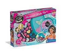 Clementoni Make-Up - Crazy Chic - Mermaid make up - Children Make Up Sets, Cosmetics For Teenager, Make Up For Girls Age 6, Creative Gift For Girls, Washable, 18781