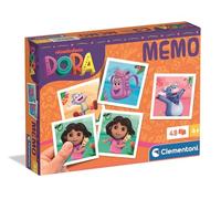 Clementoni Memo Pocket Dora the Explorer 2025 Memory Game with 48 Colourful Tiles for Kids