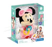 Clementoni Minnie My Soft Doll | Interactive Baby Minnie Plush with Pacifier, Sounds, Accessories and Learning Features | Soft Educational Toy with App & Augmented Reality
