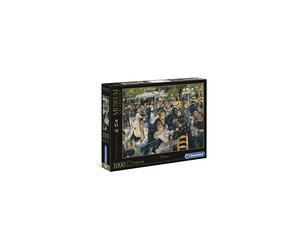 Clementoni - Museum Collection Puzzle Renoir "Dance at Le Moulin De La Galette" 1000 pieces, for Adults and Children, 14 Years old and up, 31412