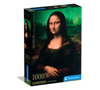 Clementoni Jigsaw Puzzle Mona Lisa 1000 pieces Museum Collection Compact Box Made in Italy