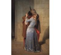 Clementoni Jigsaw Puzzle 1000-piece Museum Collection The Kiss (Hayez) Compact Box Made in Italy