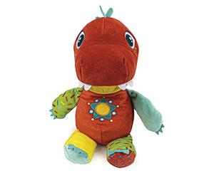 Clementoni- My Little Dinosaur Play Plush: Interactive Learning Toddler Toy with Lights & Sounds (10+ Months)