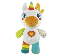 Clementoni- My Little Unicorn-Play Plush: Interactive Learning Soft Toy with Lights & Sounds for Toddlers & Babies (6+ Months)