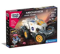 Clementoni - NASA Mars Rover Mechanics Laboratory, Construction Set, NASA Spaceship, Stem Science Toy in Spanish, Ages 8 (55470)
