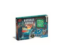 CLEMENTONI - Naval Battle - Magnetic tokens and 3D ships - Logic game - 2 people