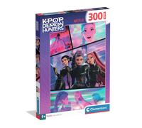 Clementoni KPOP Demon Hunters Super Puzzle 300 Pieces for Kids Age 9+, Made in Italy, Challenging Screen Free Play, Boosts Focus, Problem Solving and Patience, for Kpop Fans